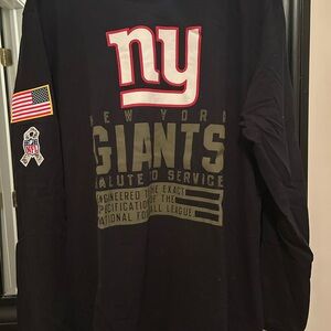 New York Giants Salute to Service Long Sleeve Shirt, men’s XL, great condition!